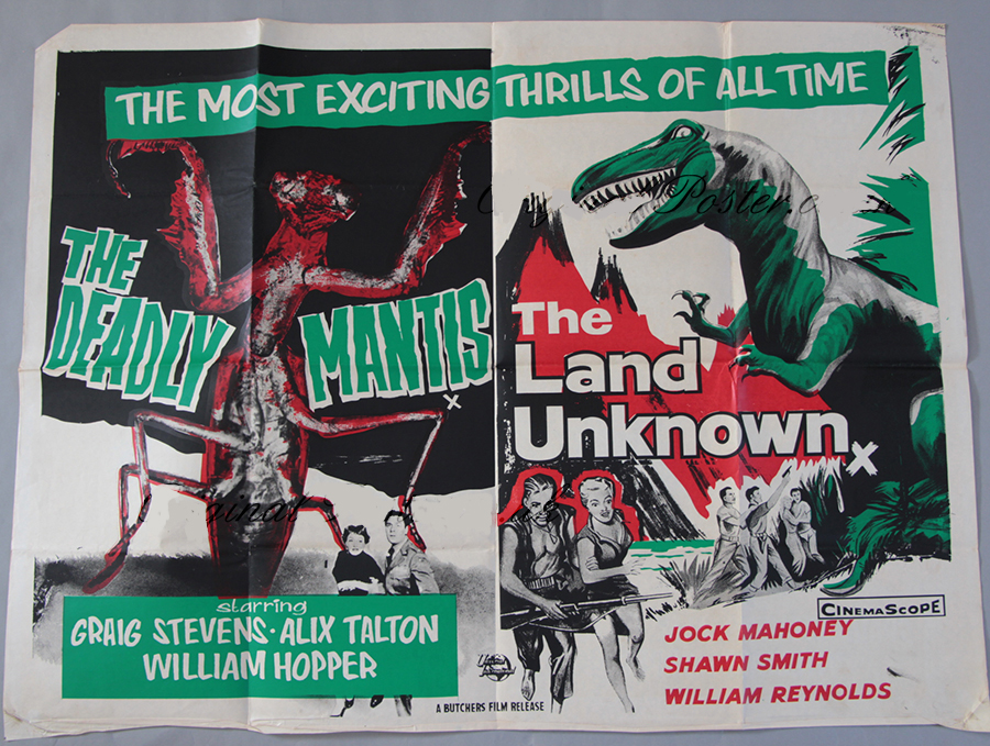 Cool 50s double feature poster!